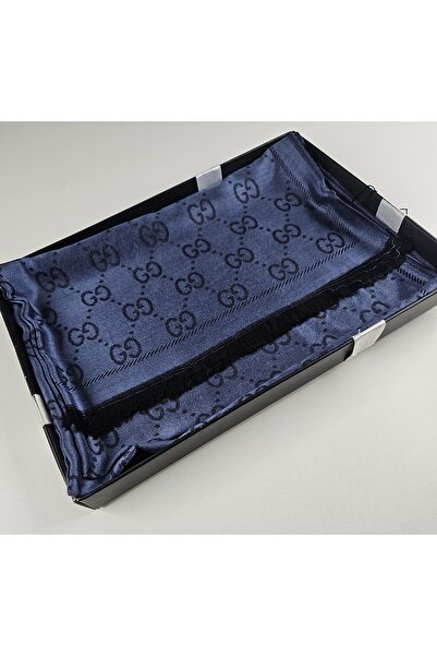 Miorel Scarfs G Desen Kaşmir İpek Şal Çift Taraflı Silk Cashmere Shawl