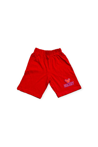 Mickey Mouse Children's short-sleeved pajamas, 100% cotton, multicolor, Happy M,