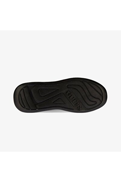 Guess Elba Erkek Siyah Deri Sneaker FMTLBALEA12-BLACK