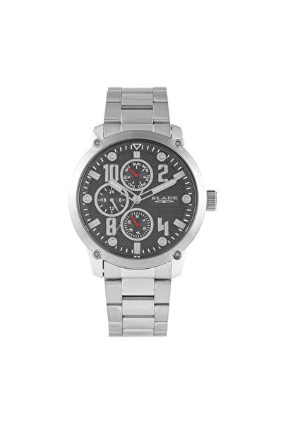 Blade Combat II Grey 3563 G 2 SGS SS Case & Band Multifunction Men's Watch