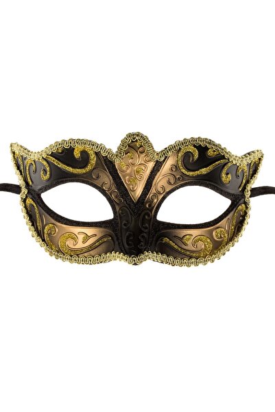 OEM Masca Neagra cu Detalii de Culoare Aurie de Deghizare Fancy pentru Femei