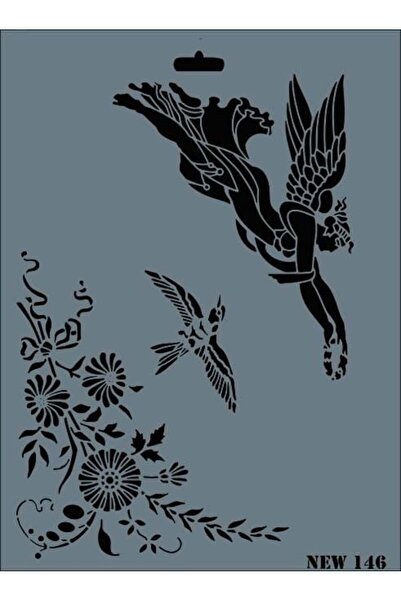 BulutRetail Rich New Series N146 Stencil 35X25 cm