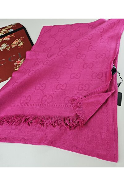 Miorel Scarfs G Desen Kaşmir İpek Şal Çift Taraflı Silk Cashmere Shawl