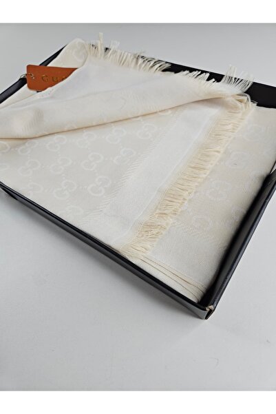 Miorel Scarfs G Desen Kaşmir İpek Şal Çift Taraflı Silk Cashmere Shawl