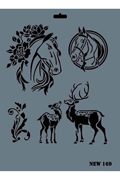 BulutRetail Rich New Series N169 Stencil 35X25 cm