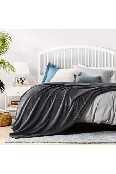 Violet Dark Gray Cocolino Blanket, 200x230 cm