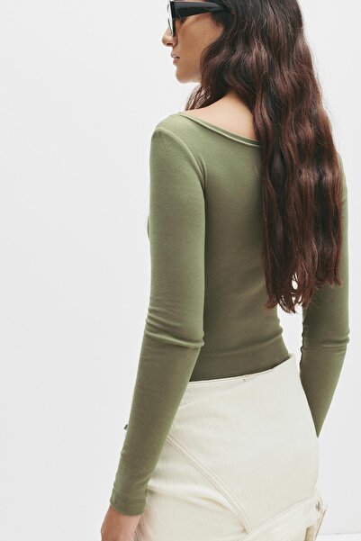 Pull & Bear Long sleeve bodysuit