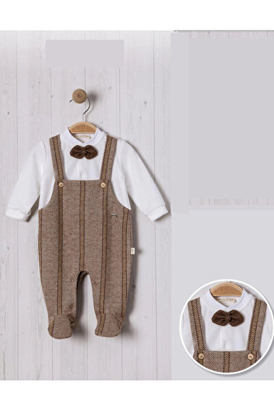 LAMATO BABY BALIKSIRTI SALOPET PAPYONLU BEBE ERKEK TULUM