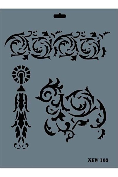 BulutRetail Rich New Series N109 Stencil 35X25 cm