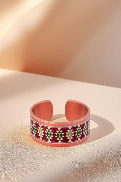 OSMANLI GÜMÜŞ Women's Copper Ring - Natasha Model Special Edition Ring