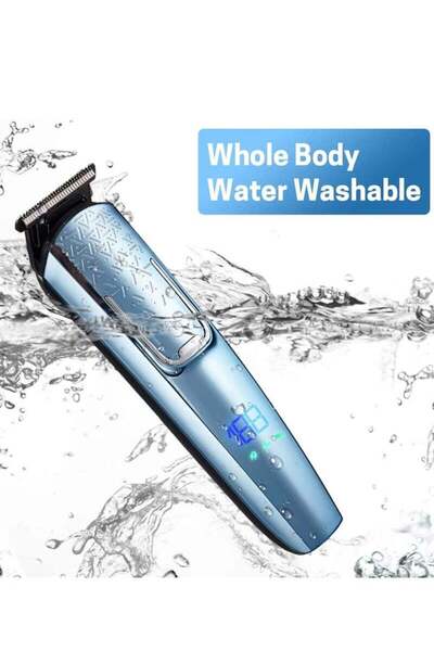 Yelajoy 5 in 1 Multifunctional Hair Clipper,with LED Display,Rechargeable Hair Cutting Kit with Guide Comb