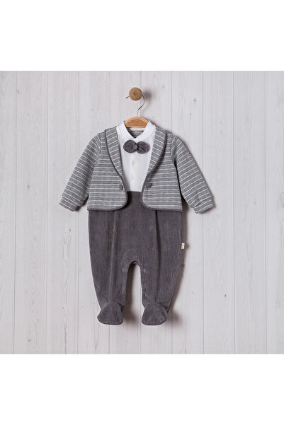 BİRLEŞİK CEKETLİ BALIKSIRTI BEBE ERKEK TULUM