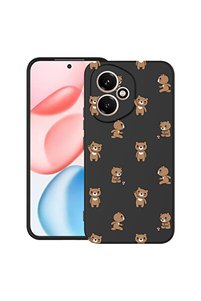 bestcase Carcasă ultra subțire din TPU pentru Honor 400, model ursuleț de plu...