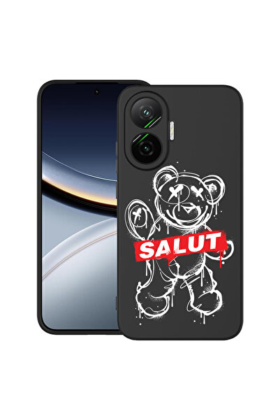 bestcase Carcasă ultra subțire TPU pentru Poco F7, Teddy Bear Salut, 2052009 ...