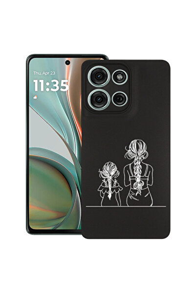bestcase Θήκη TPU εξαιρετικά λεπτή για Motorola Edge 50, για μαμά και κόρη, 2...