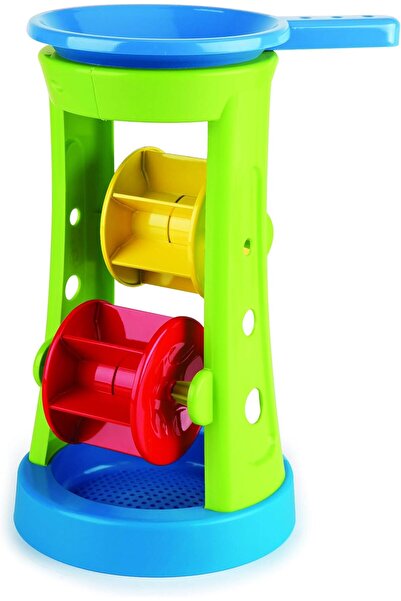 Hape Double Sand and Water Wheel Beach Toy, Multicolor Sand and Water Toy