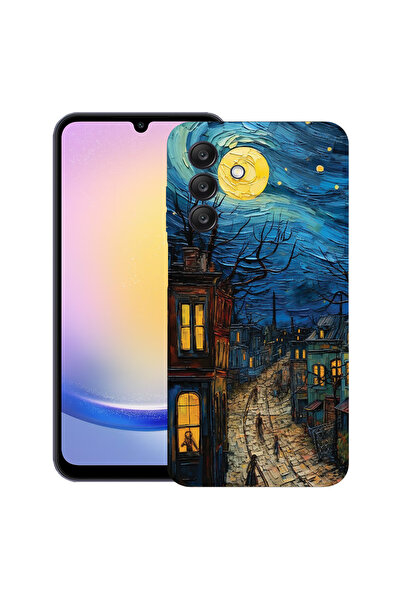 bestcase Θήκη TPU εξαιρετικά λεπτή για Samsung Galaxy M56, Van Gogh City Life...