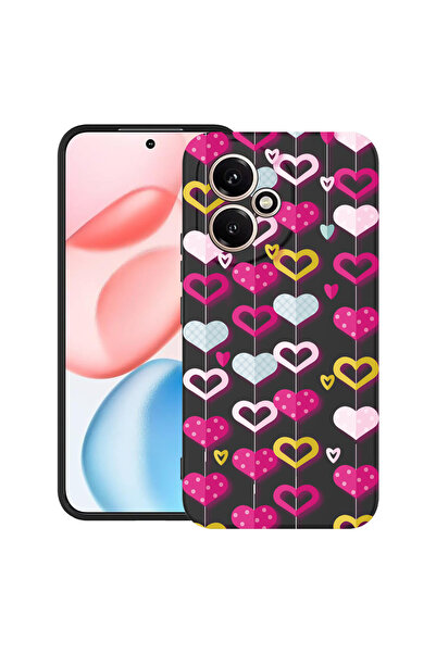 bestcase Carcasă ultra subțire TPU pentru Honor 400, cu inimioare frumoase, 2...