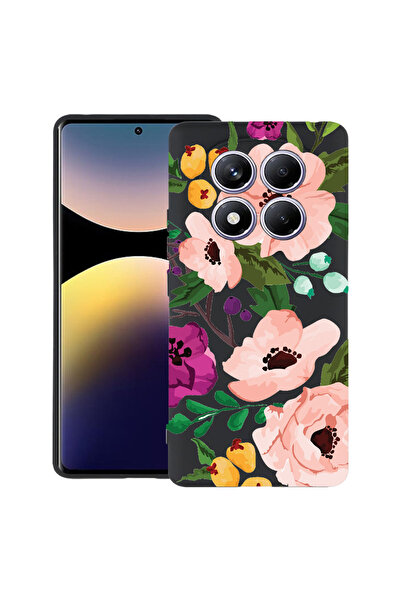 bestcase Carcasă ultra subțire TPU pentru Xiaomi Redmi Note 15 Pro 5G, flori ...