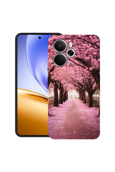 bestcase Carcasă ultra subțire TPU Mat pentru Realme 14T, flori de cireș, 205...