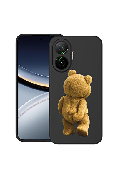 bestcase Carcasă ultra subțire TPU pentru Poco F7, Teddy Bear Hidden Shot, 20...