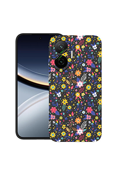 bestcase Carcasă ultra subțire TPU Mat pentru Poco F7, model floral, 2052009 ...