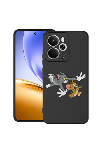 bestcase Carcasă ultra subțire TPU pentru Realme 14 5G, cu design Tom și Jerr...