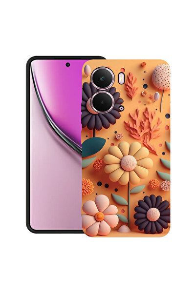 bestcase Carcasă ultra subțire TPU pentru Realme P3, Happy Flowers, 2052015 B...