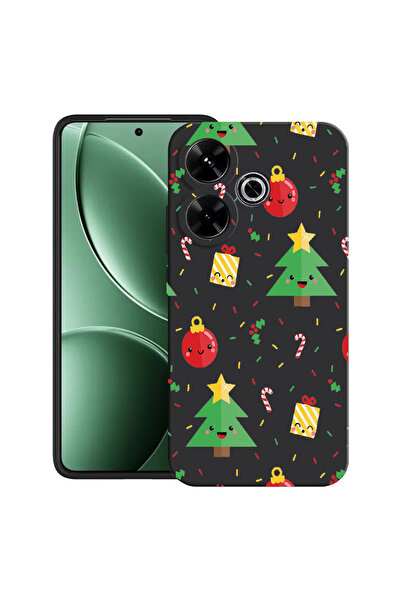 bestcase Carcasă ultra subțire TPU pentru Xiaomi Redmi 13x, model Brad de Crăciun, 2052011 B 309