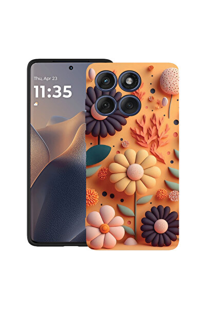 bestcase Carcasă ultra subțire TPU pentru Poco X6 5G, Happy Flowers, 2052020 B 1149