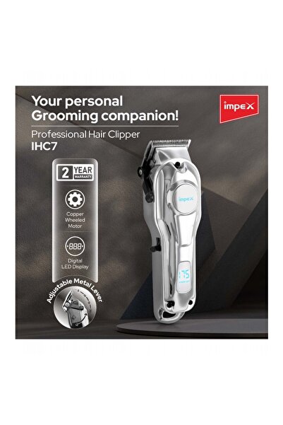 İMPEX ماكينة قص الشعر القابلة لإعادة الشحن، IHC7