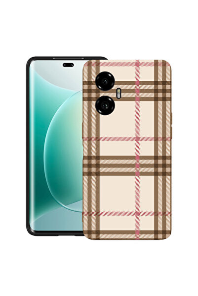 bestcase Carcasă ultra subțire TPU pentru Honor 300, model Plaid, 2052017 B 903