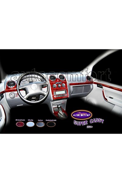 ODAC TUNING طقم كامل من الكسوة الداخلية لفولكس فاجن كادي، يشمل الكسوة الداخلية للسيارة، وغطاء التروس، والزخارف، وغطاء الصندوق