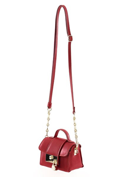 EXPLOSION Kilit Aksesuarlı El Omuz Çapraz Kullanımlı Mini Çanta