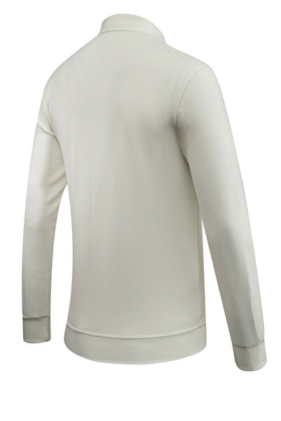 Çizgi Triko Чоловічий поло з коміром на блискавці, однотонний, класичний крій - 5230F