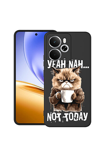bestcase Carcasă ultrasubțire TPU pentru Realme 14 5G, cu design Not Today, 3...