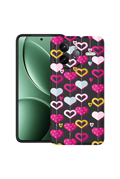 bestcase Carcasă ultra subțire TPU pentru Poco F7 Ultra, inimioare frumoase, ...