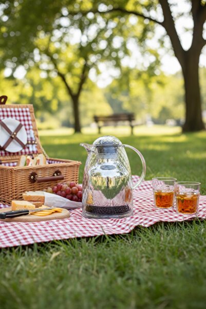 EWs 1 Lt Prism Transparent Flat Lid Thermos