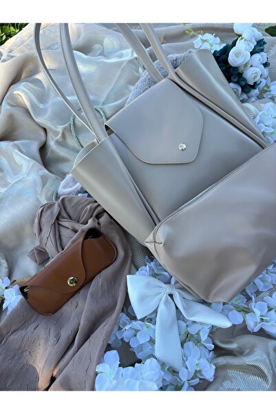 beda Geantă de culoare bej cu cățeluș