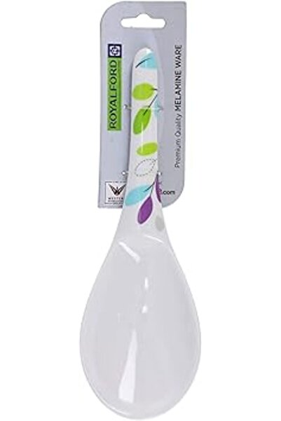 Generic ملعقة تقديم ميلامين رويال فورد بتصميم ورقة شجر