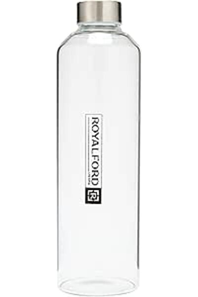 Generic زجاجة مياه رويال فورد، زجاج بوروسيليكات سعة ١٠٠٠ مل، RF١٠٤٣٤ | زجاجة محمولة ومقاومة للتسرب وخالية من مادة BPA