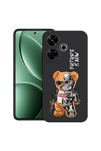 bestcase Carcasă ultra subțire TPU pentru Xiaomi Redmi 13x, jumătate robot, j...