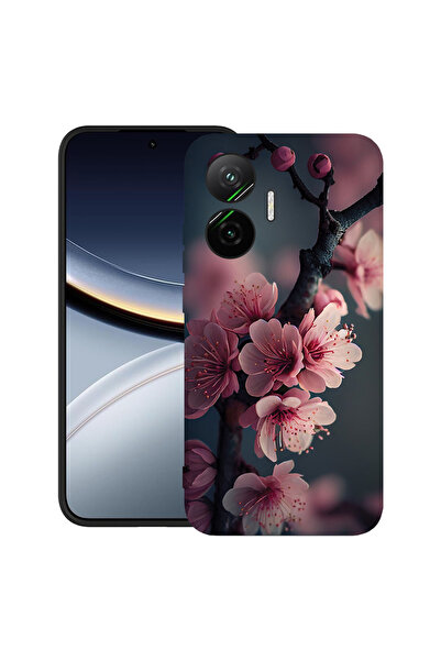 bestcase Carcasă ultra subțire TPU Mat pentru Poco F7, Cherry Blossom, 205200...