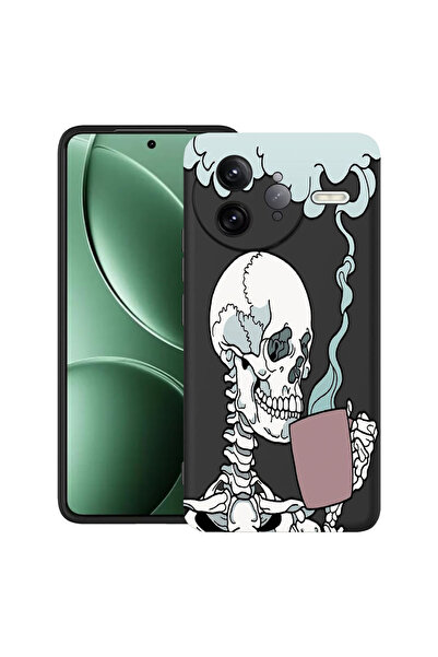 bestcase Carcasă ultra subțire TPU pentru Poco F7 Ultra, cu aspect de craniu,...