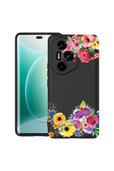 bestcase Carcasă ultra subțire TPU pentru Honor 300 Pro / 300 Ultra, flori, 2...