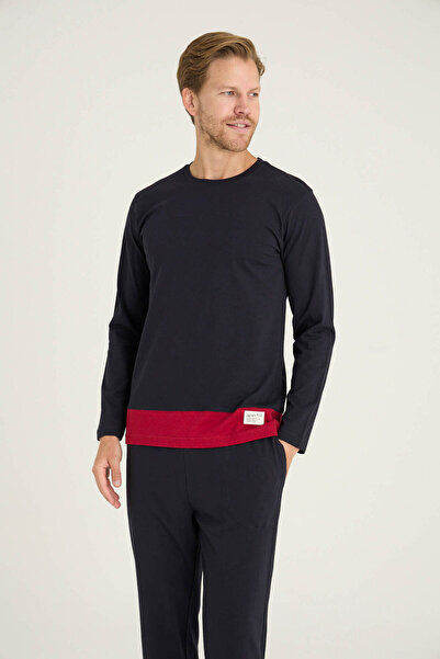 KLY 100% Cotton Men's Luxury Design Pajama Set