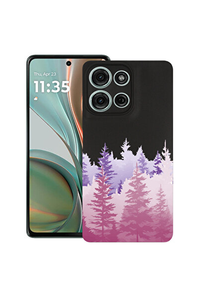 bestcase Carcasă ultra subțire TPU pentru Motorola Edge 50, Lumini de diminea...