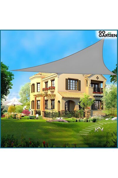 Other Grey shade sail, shade cloth, UV protection, garden awning, 5x5x5m