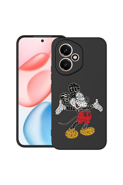 bestcase Θήκη TPU εξαιρετικά λεπτή για Honor 400, Καλλιγραφία Mickey Mouse, 2...