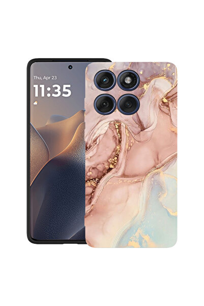 bestcase Carcasă ultra subțire TPU Mat pentru Poco X6 5G, roz marmoră, 205202...